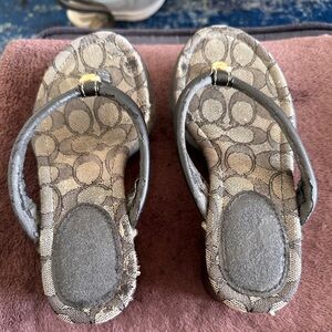 Coach sandals black 5